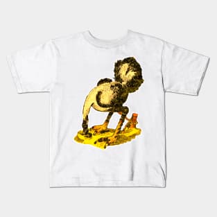 Ostrich burying face in hole Kids T-Shirt